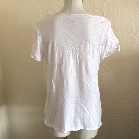 Chaser White Coral Yellow Blue Love Rainbow Hearts T-Shirt Small - Picture 7 of 12